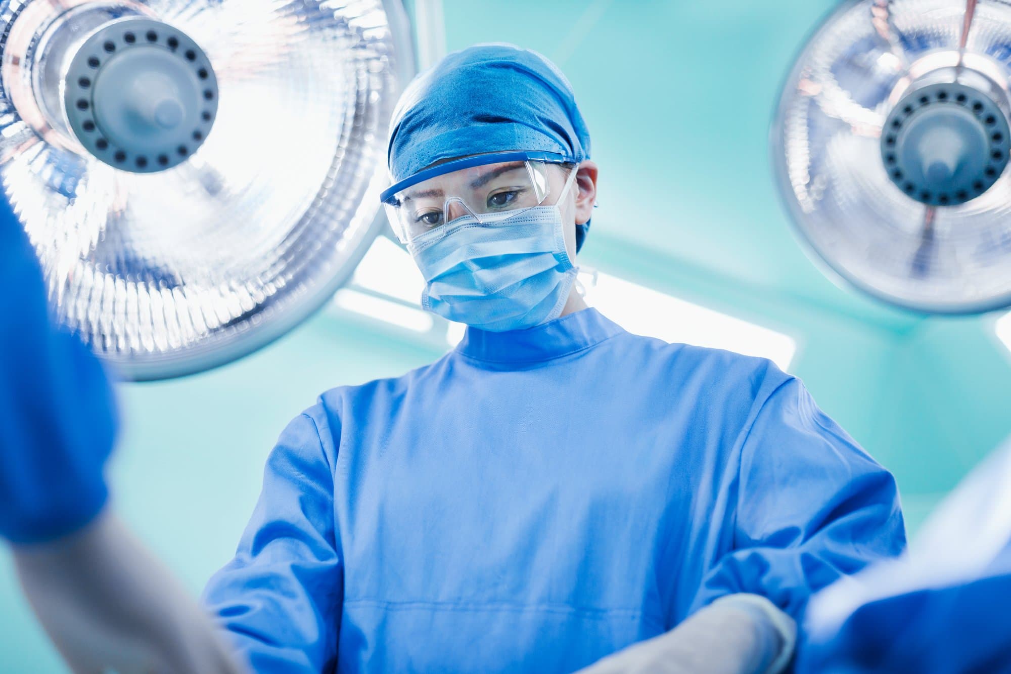 Pre and post operation background